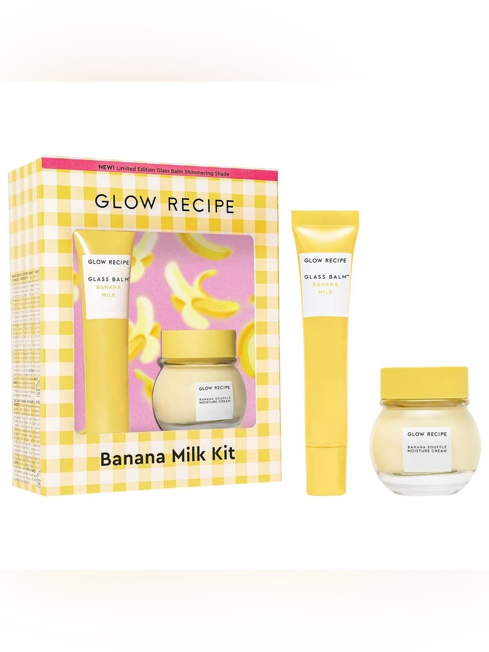 NEW Glow Recipe Banana Lip Balm and Soufflé Cream Kit